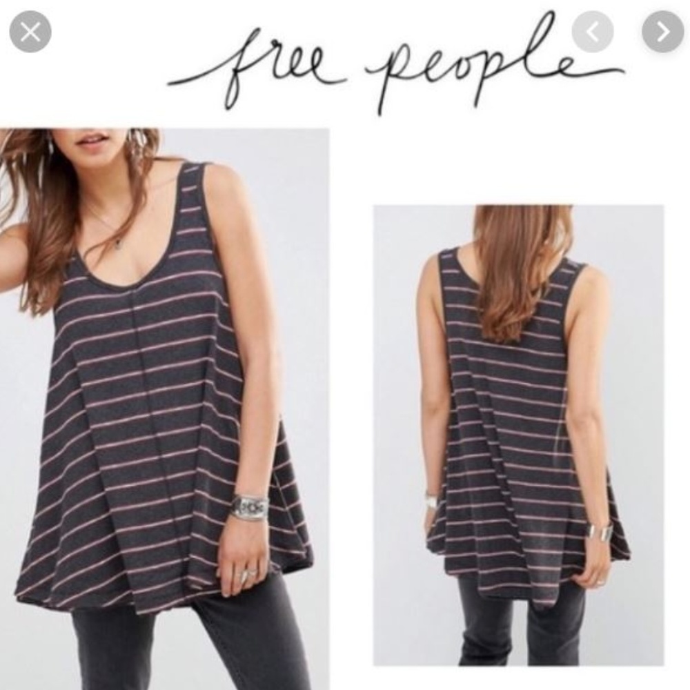 Free People We The Free Striped Tunic Tank